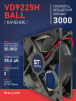 Вентилятор  VD 9225H Ball (качения) 12V, 3000 об.мин, 0,3А - st-e.info - Кострома