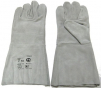 Перчатки-краги для сварщика пятипалые серые - st-e.info - Кострома