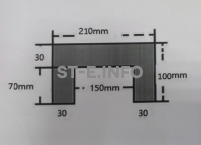 Гофрозащита усиленная 7000x210x30 для станков  - st-e.info - Кострома