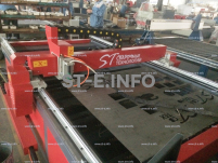 Портальный станок скоростной плазменной резки метала ST-1325UF - st-e.info - Кострома