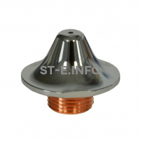 Сопло одинарное хромированное 1,4 мм арт. 1572362-1,4 - st-e.info - Кострома