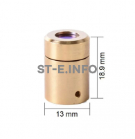 Защитный колпачок с защитным стеклом для QBH коннектора оптоволокна MAXQBHE05 - st-e.info - Кострома