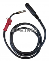 Сварочная горелка для полуавтомата QTB-500A длина кабеля 5 метров, евроадаптер - st-e.info - Кострома