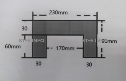 Гофрозащита усиленная 3600x230x30 для станков  - st-e.info - Кострома