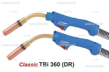 Горелка для полуавтоматической сварки TBi 360-blue-ESG, длина 4 метра - st-e.info - Кострома