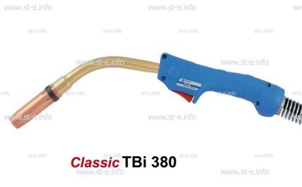 Горелка для полуавтоматической сварки TBi 380-blue-ESG,длина 4 метра - st-e.info - Кострома