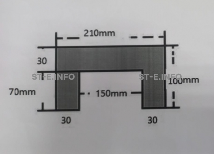 Гофрозащита усиленная 7000x210x30 для станков  - st-e.info - Кострома