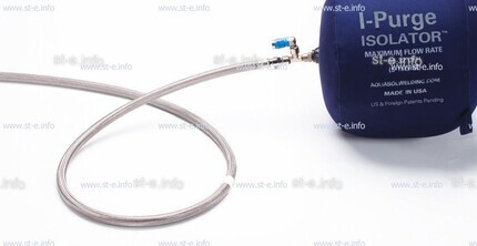 Односторонняя заглушка с трубкой и клапаном ISO 46" (1168 mm)  - st-e.info - Кострома
