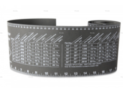 Лента для разметки труб 128mm*1220mm - st-e.info - Кострома