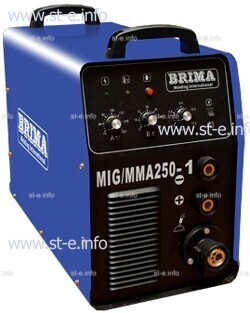Сварочный инверторный полуавтомат Brima MIG/MMA-250-1 (380)  - st-e.info - Кострома
